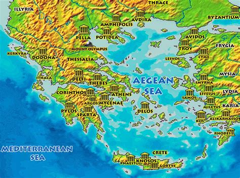 ancient greece map.